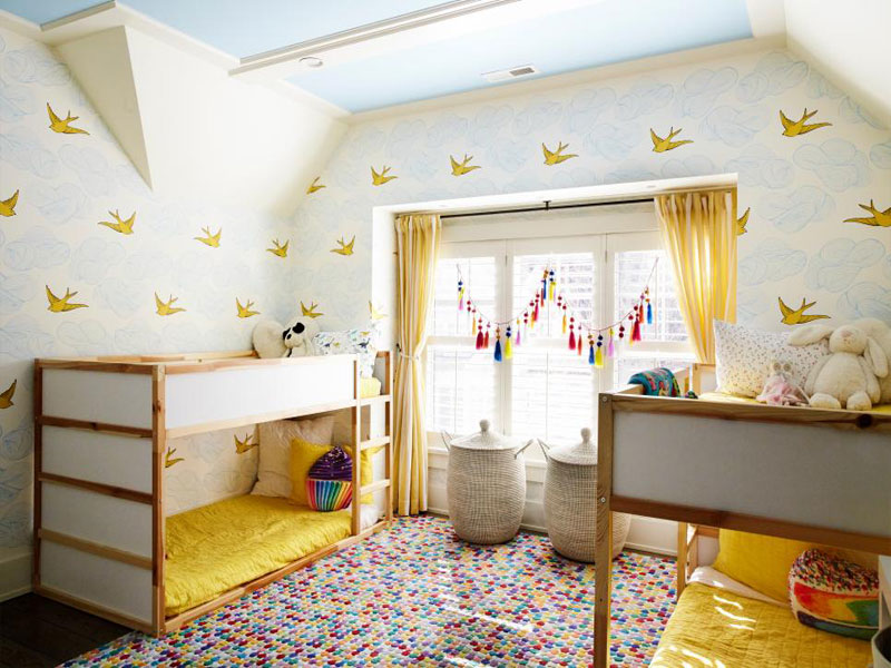 Kids' room bedroom interior designs by Homzelite.